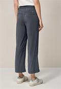 Straight Leg Viskose Hose volcanic grey