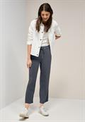 Straight Leg Viskose Hose volcanic grey