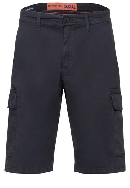 Strecht Twill Cargo Shorts deep blue