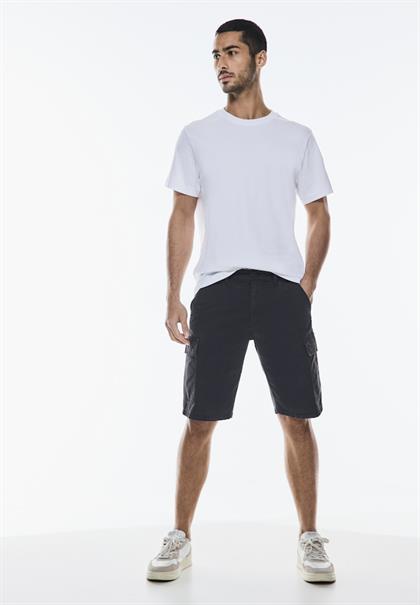 Strecht Twill Cargo Shorts deep blue