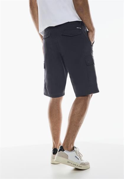 Strecht Twill Cargo Shorts deep blue