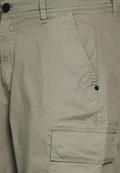 Strecht Twill Cargo Shorts sea stone grey