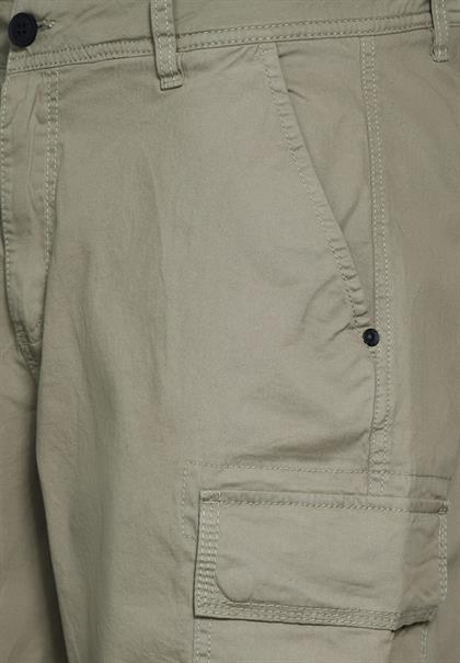 Strecht Twill Cargo Shorts sea stone grey