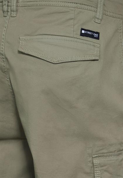 Strecht Twill Cargo Shorts sea stone grey