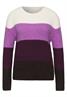 Streifen Federgarnpullover soft beige