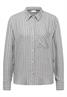 Streifen Flanell-Hemdbluse luna grey melange