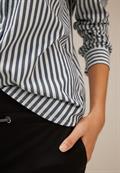 Streifen Hemdbluse deep blue
