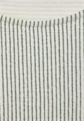 Streifen Struktur Shirt vanilla white