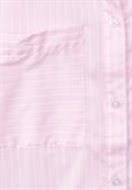 Streifenbluse im Baumwollmix soft legend rose