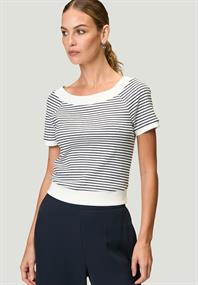 Streifenshirt creamdark blue