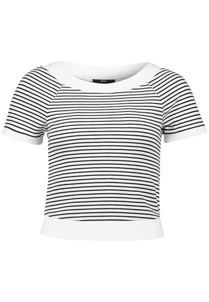 Streifenshirt creamdark blue