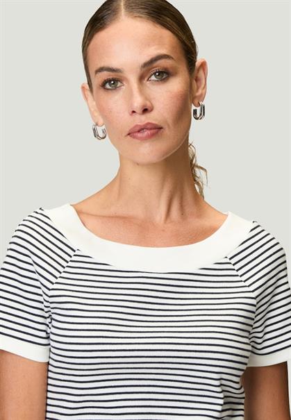 Streifenshirt creamdark blue