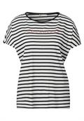 Streifenshirt mit Wording black