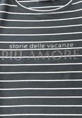 Streifenshirt mit Wording slate khaki