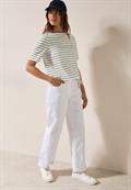 Streifenshirt mit Wording vanilla white