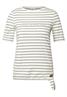 Streifenshirt mit Wording vanilla white