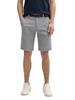 Stretch Slim Chino Shorts mit Gürtel white navy zig zag structure