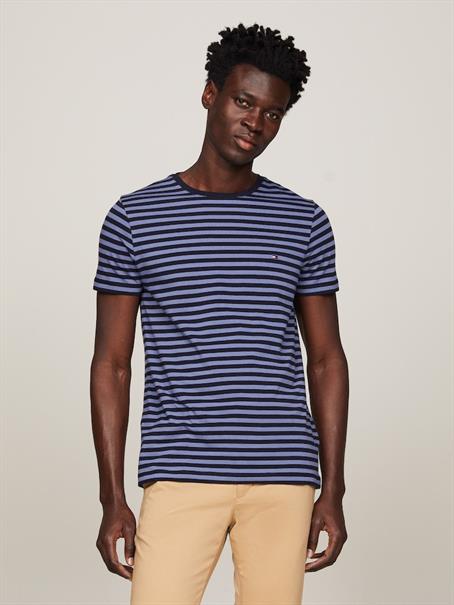 STRETCH SLIM FIT TEE desert sky-faded indigo