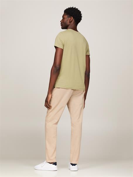 STRETCH SLIM FIT TEE faded olive