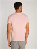STRETCH SLIM FIT TEE pink shade
