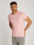 STRETCH SLIM FIT TEE pink shade