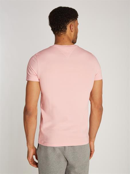 STRETCH SLIM FIT TEE pink shade