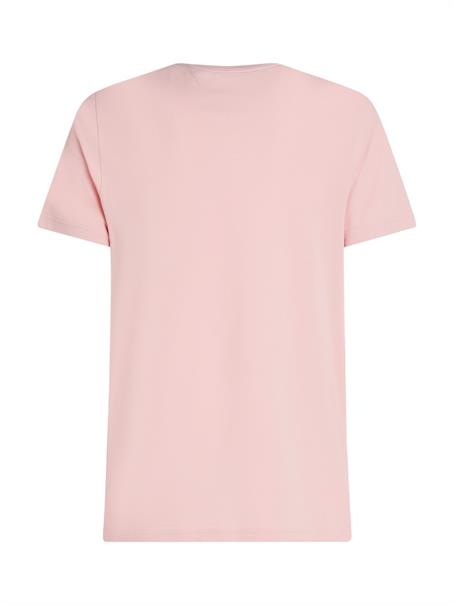 STRETCH SLIM FIT TEE pink shade
