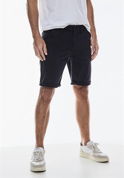 Stretch Twill Chino Shorts deep blue