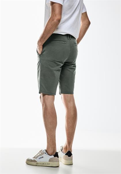 Stretch Twill Chino Shorts dusty urban green