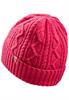 Strick-Beanie aus Wolle magnolia
