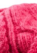 Strick-Beanie aus Wolle magnolia