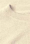 Strick-Look Glitzer T-Shirt light beige