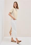 Strick-Look Glitzer T-Shirt light beige