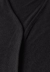 Strick-Look Jacke black