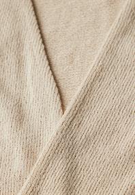 Strick-Look Jacke cotton beige