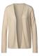 Strick-Look Jacke cotton beige