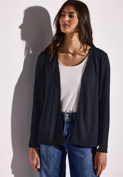 Strick-Look Jacke deep blue