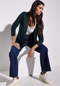 Strick-Look Jacke hunter green