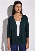 Strick-Look Jacke hunter green