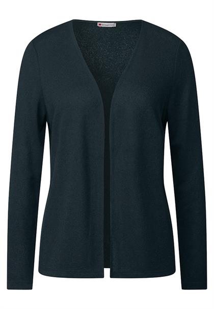 Strick-Look Jacke hunter green