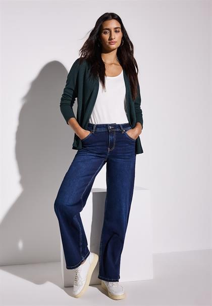 Strick-Look Jacke hunter green