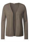 Strick-Look Jacke stone brown