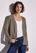 Strick-Look Jacke stone brown
