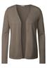 Strick-Look Jacke stone brown