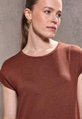 Strick-Look Kleid sienna brown