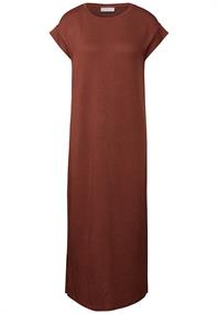 Strick-Look Kleid sienna brown