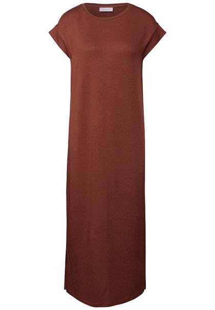 Strick-Look Kleid sienna brown