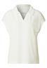 Strick-Look Poloshirt off white