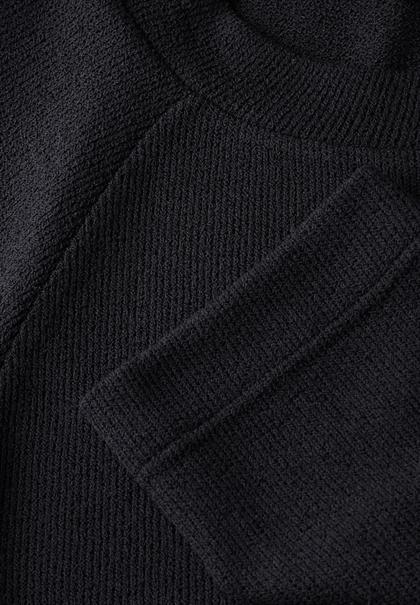 Strick-Look Shirt deep tint blue