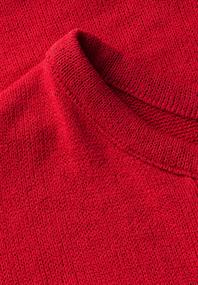 Strick-Look Shirt glory red